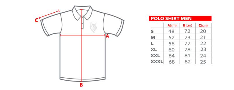 Polo shirt size chart – Vulfram