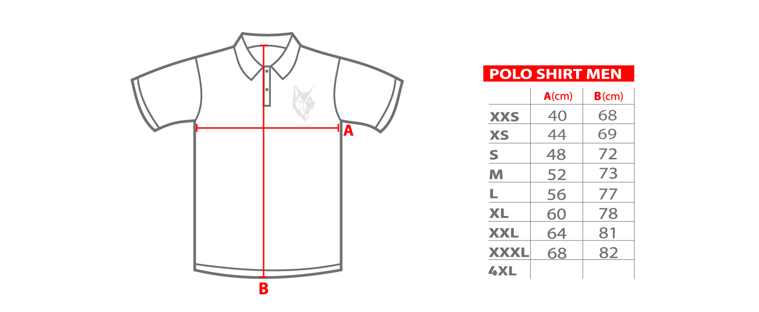 Polo size chart – Vulfram